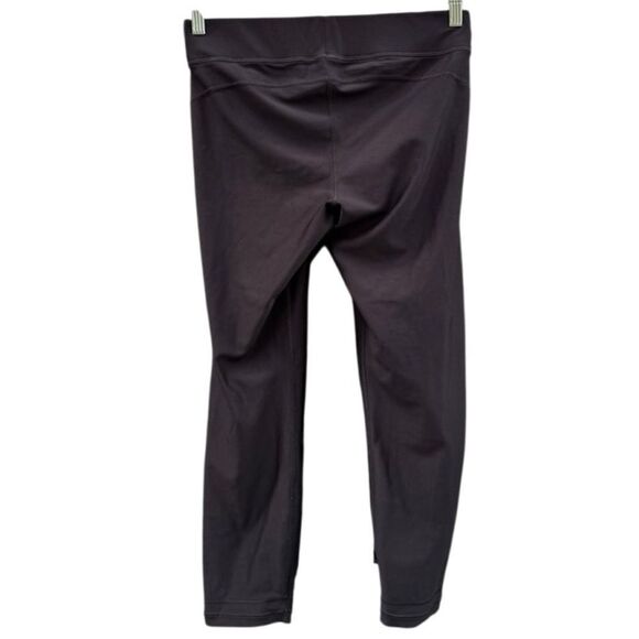 Under Armour Women's Black Compression Crop Pant Leggings Size Large - Picture 3 of 4